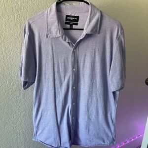 Men’s bonobos slim fit shirt lavender sz L